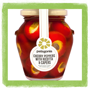 pelagonia cherry paprika s ricottom i kaparima
